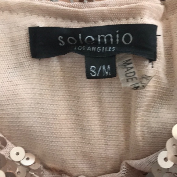 Rose Gold sequin crop - Picture 3 of 3